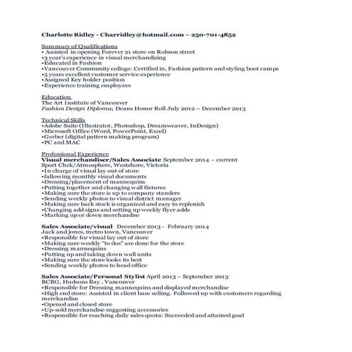 Charlotte Ridley | DOCX