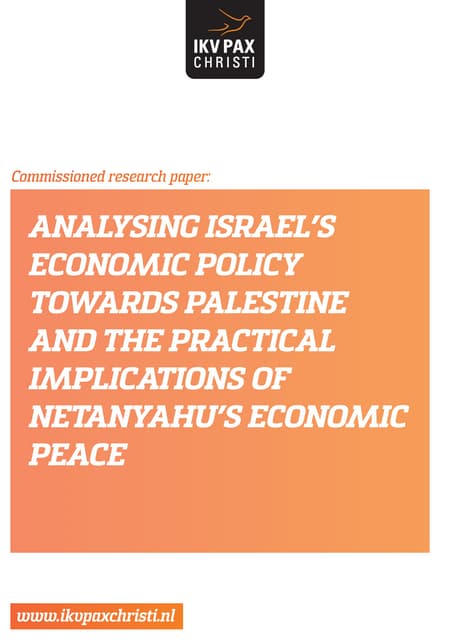Economic Peace Paper - IKV and YPRI