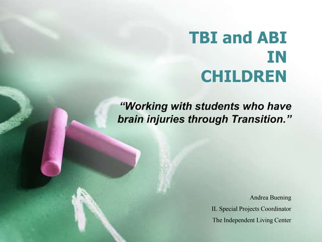 TBI and ABI