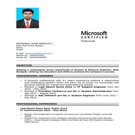 VINAY CV | DOC