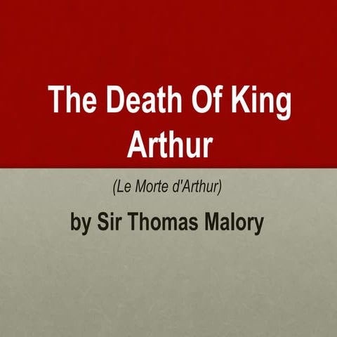 Death of King Arthur