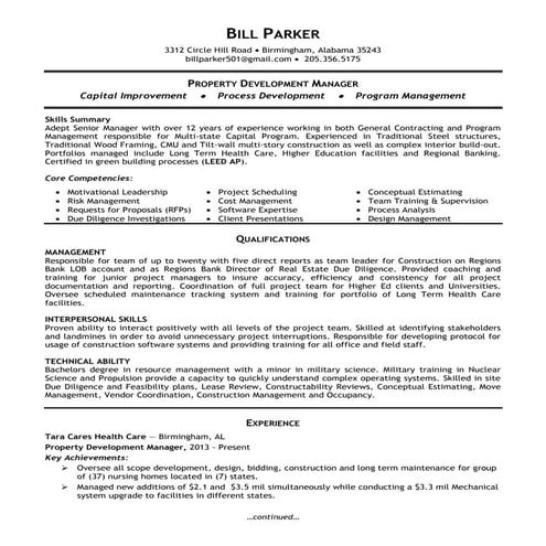 Bill Parker PDM - 2015