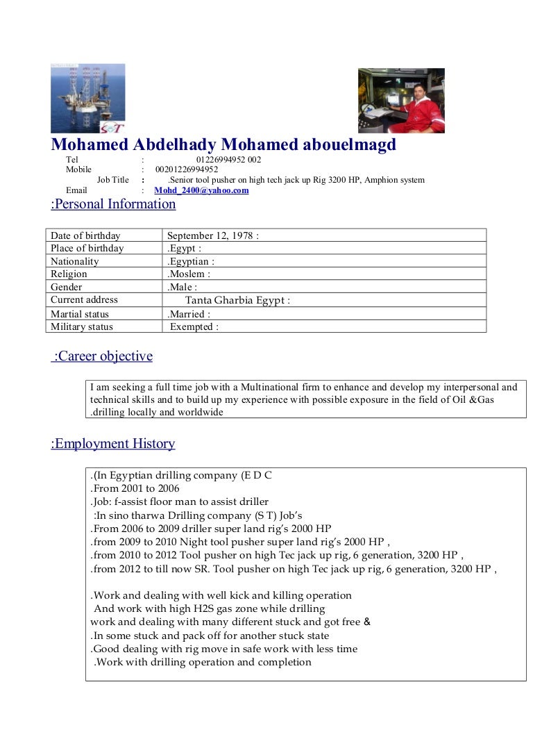 Eng Mohamed Abdelhady C V