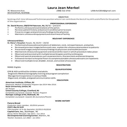 Laura Merkel Resume | DOCX
