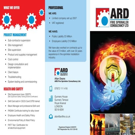 ARD Fire Company Leaflet for 2015