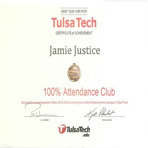 Attendance Club 2nd Qtr 15-16