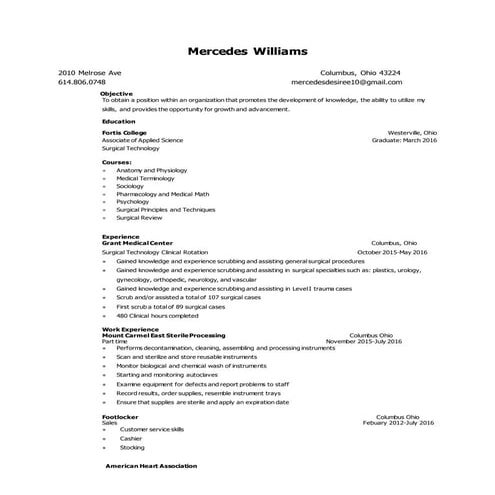 MockResume 1