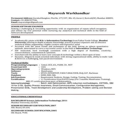 Mayuresh Warkhandkar_Resume