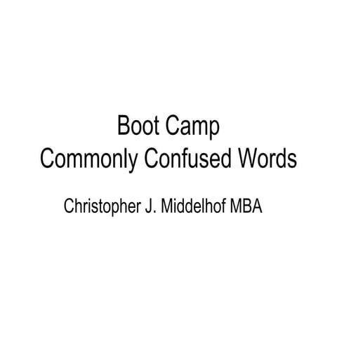 9 easily confused words