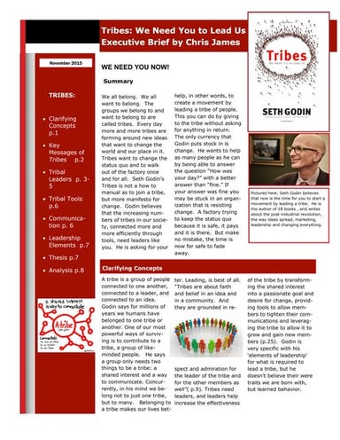 Tribes by Seth Godin