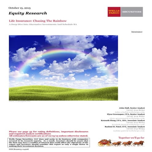 Life Insurance - Chasing The Rainbow