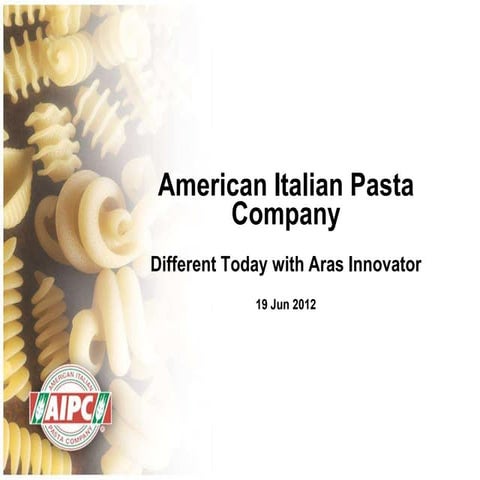 AIPC PLM Innovation Presentation - May 2012 - Final.ppt