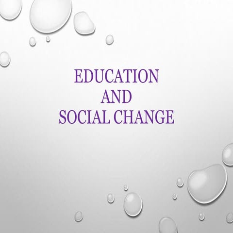 9 education and social change bed honors