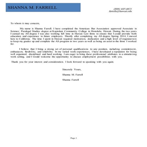 S. Farrell Resume 031715 