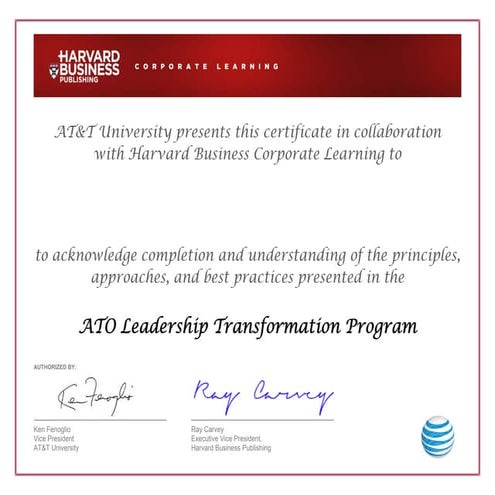 att_leadership_transformation program | PDF