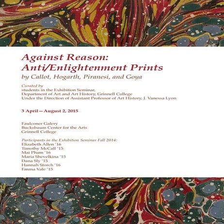 Against Reason Exhibition Cat