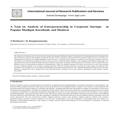 9 entreperneur ship m.d.k  ah authors 