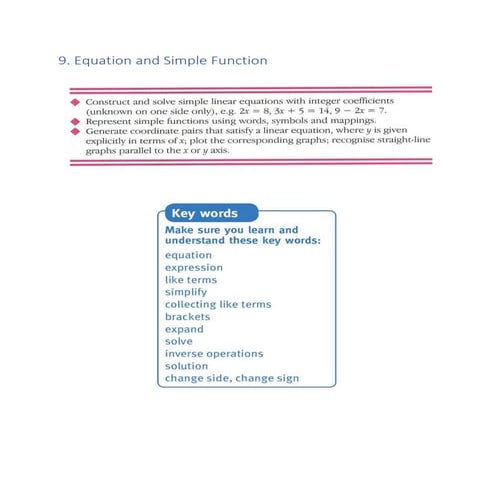 9 equation and simple function | PDF