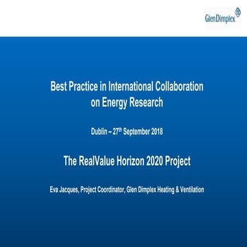 Best practice in international collaboration on energy research 