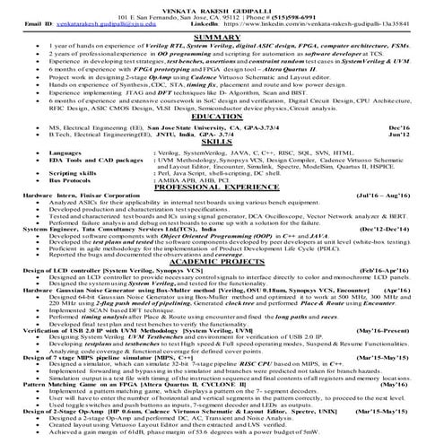 Resume_VenkataRakeshGudipalli Master - Copy