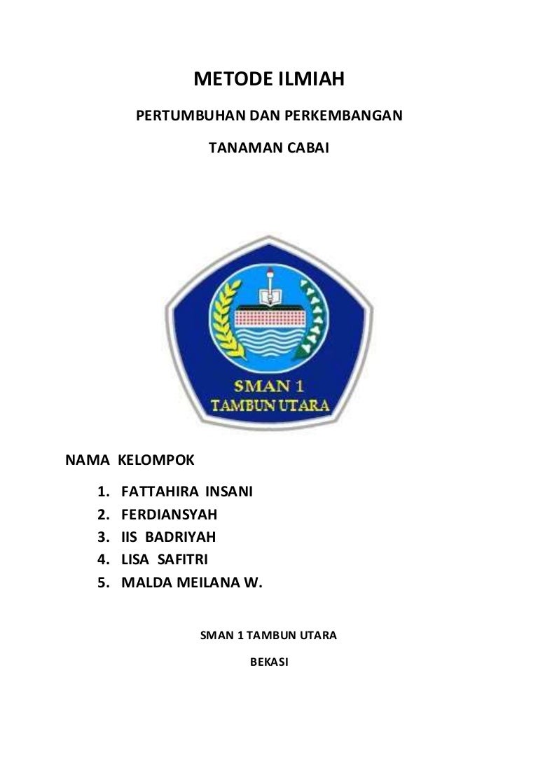 Metode Ilmiah Tanaman Cabai