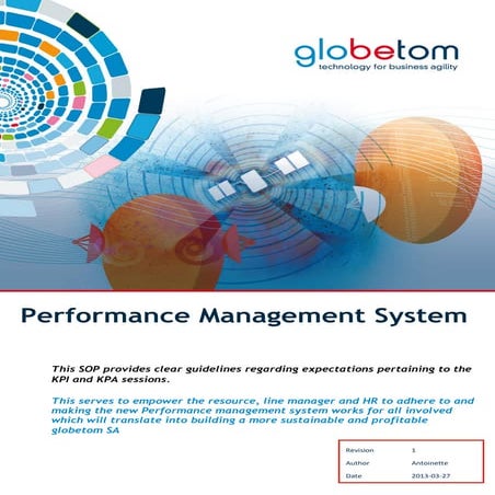 SOP - GlobeTOM Performance Management system Final