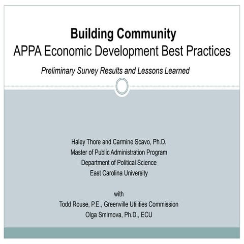 ECU APPA Presentation101815