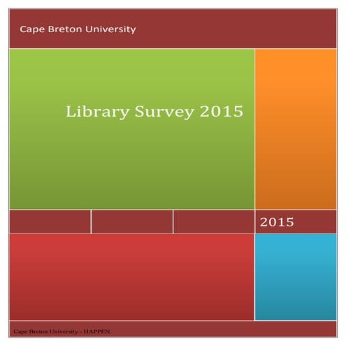 Library Survey 2015 Final Report