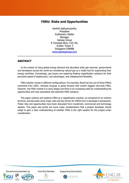 FSRU_projects | PPT