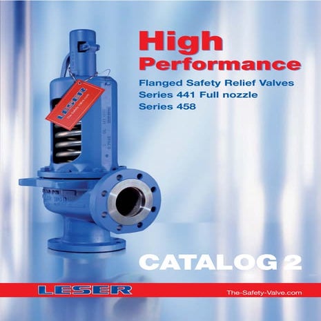 LESER-Safety-Valve-Compact-Performance-Extended-Catalog-EN | PDF