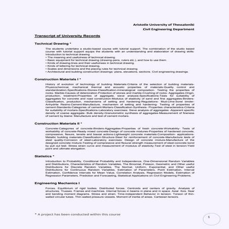 AUTH University Records