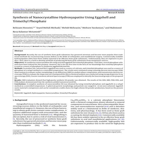 Synthesis of hydroxyapatite from eggshell and its electrochemical.pdf