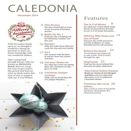 Journalism magazine pages