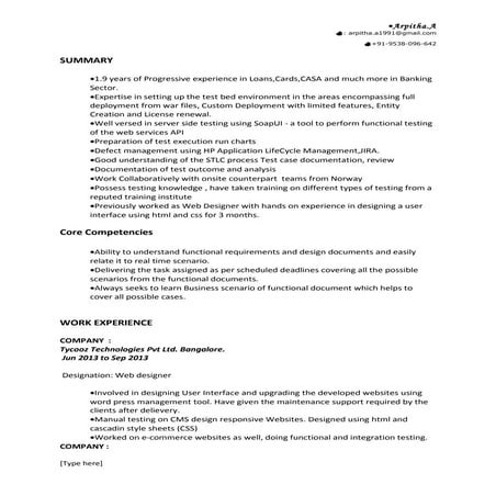Arpitha_Resume