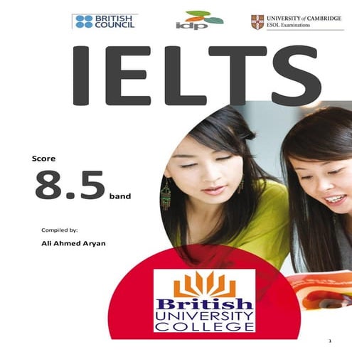 Score 8.5 in IELTS
