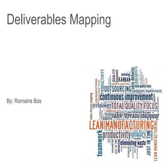 Deliverables Mapping