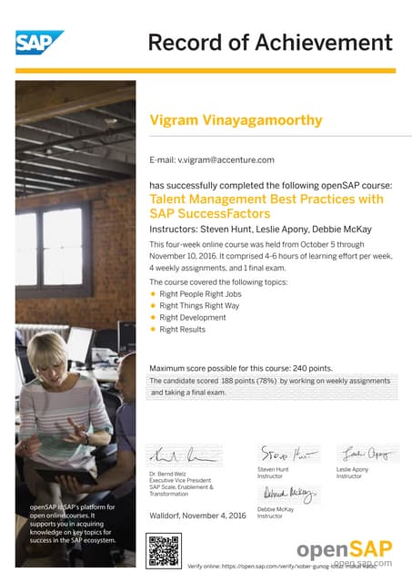 Vigram V presentations