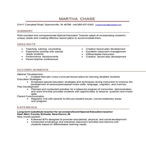 Marti new resume