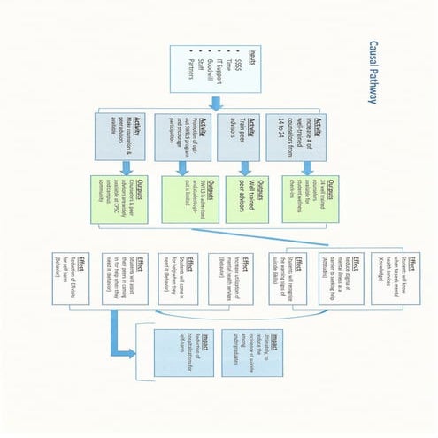 Depression & Suicide Prevention Intervention Program Plan Charts | PDF