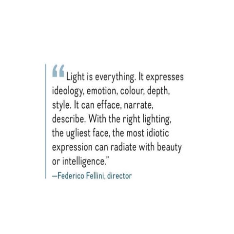 Film Language: Mise-en-scene - lighting