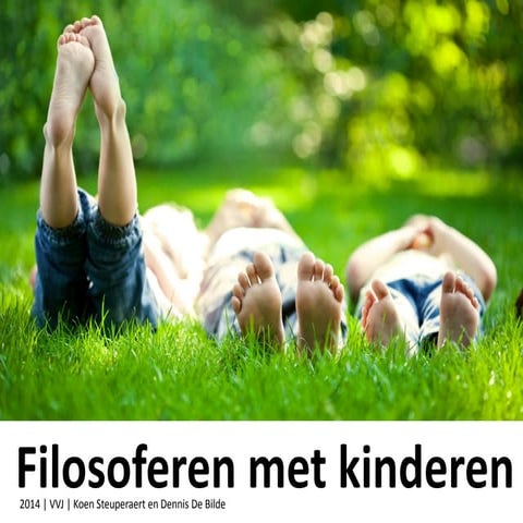 sessie 9 ppt filosoferen met kinderen