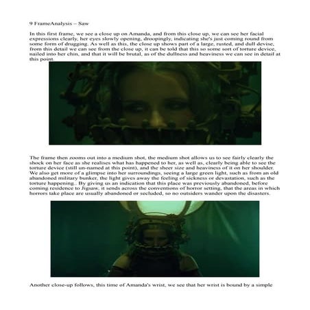 Opening sequence of saw4 | PPTX