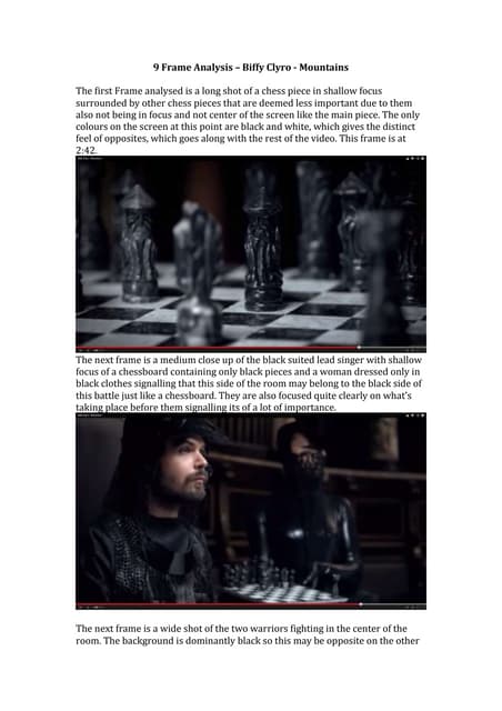 9 Frame Analysis - Biffy Clyro - Mountains