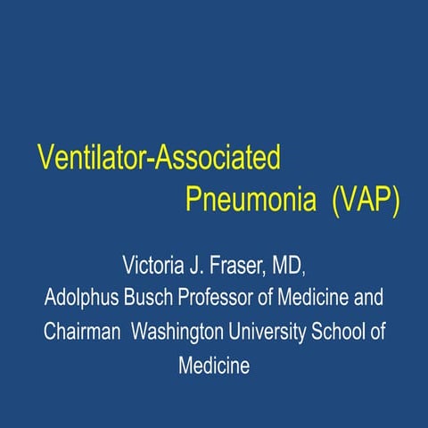 Ventilator Associated Pneumonia (VAP) causes and preventive strategies ...
