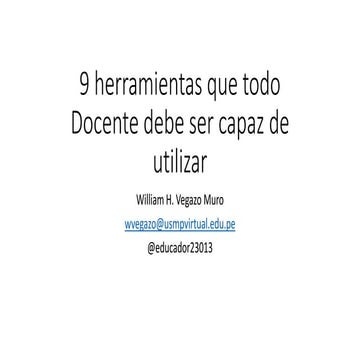 9 herramientas que todo docente debe ser capaz de utilizar
