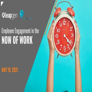 Mega Session: Employee Engagement in the "Now of Work" - Jason Averbook (Soci...