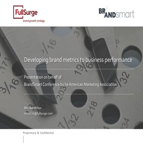 Brand Metrics to Measure Business Performance