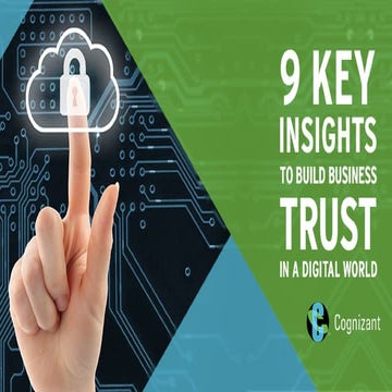 9 Key Insights to Build Business Trust in a Digital World | PDF