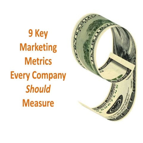 9 Key Marketing Metrics Every Company Should Measure