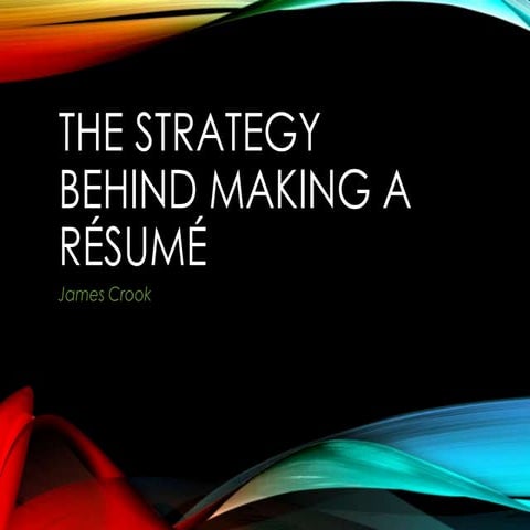 Resume Theory 101